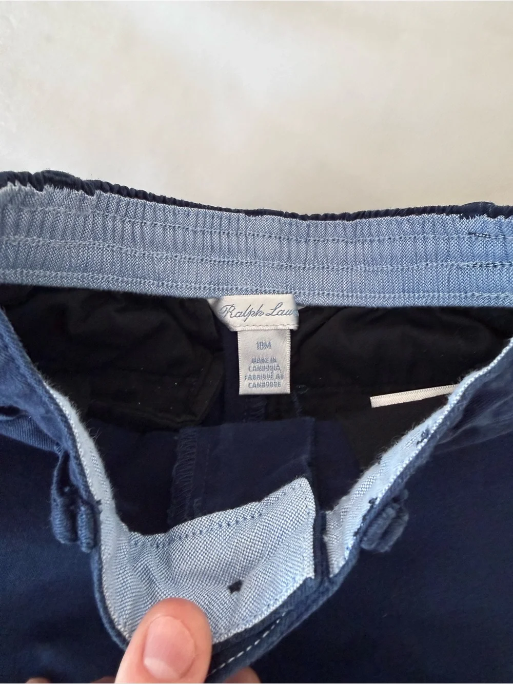 Ralph Lauren Toddler Navy Pants (size 18M)